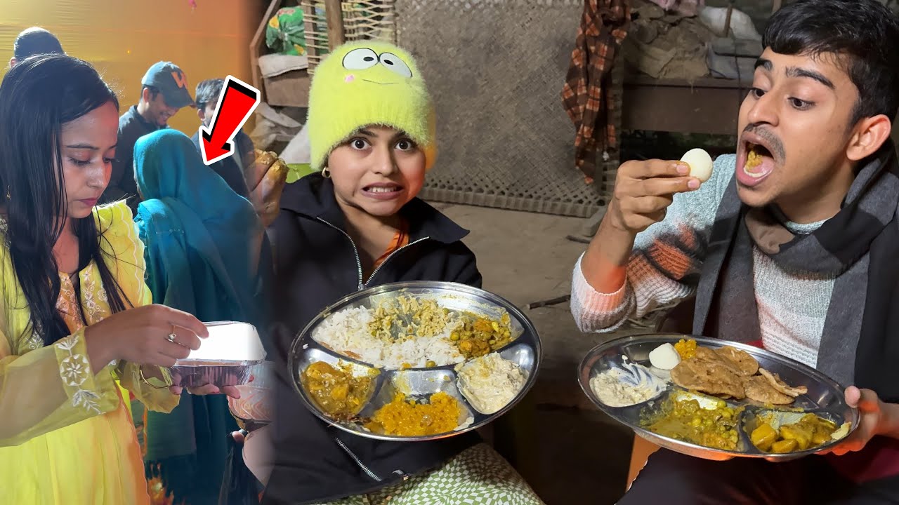 Aadhi raat me shaadi ka khana 😍