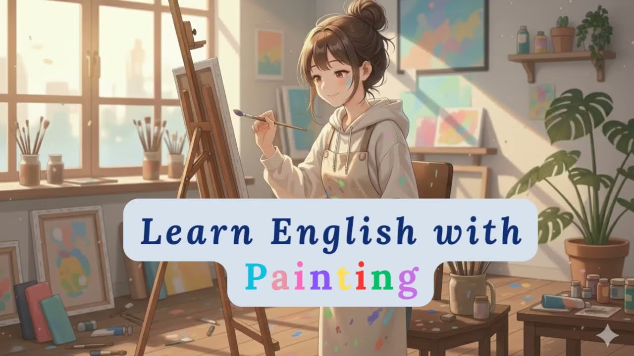 Learn English With Daisy | Learn English with Painting #english #englishlearning 