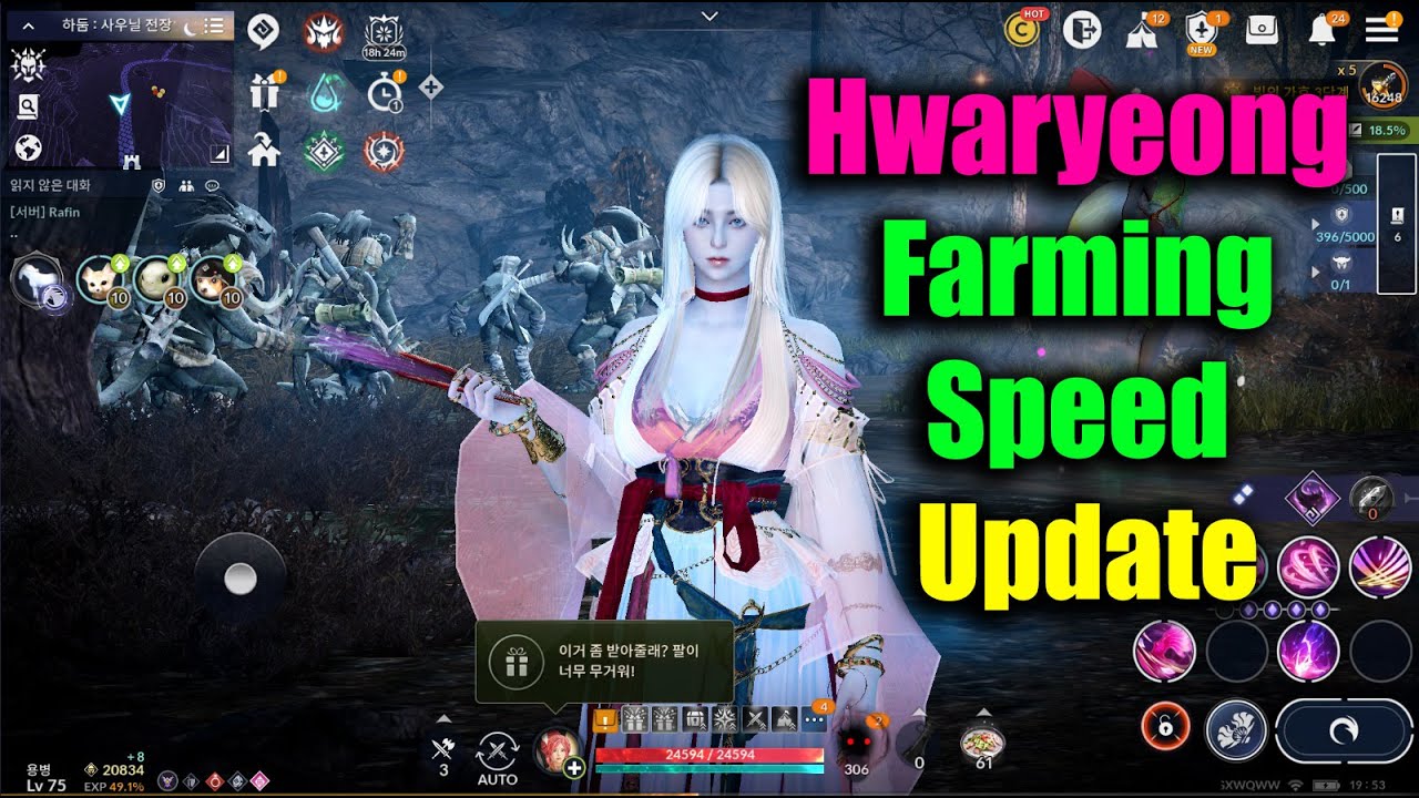 Black Desert Mobile Hwaryeong Farming Speed Update