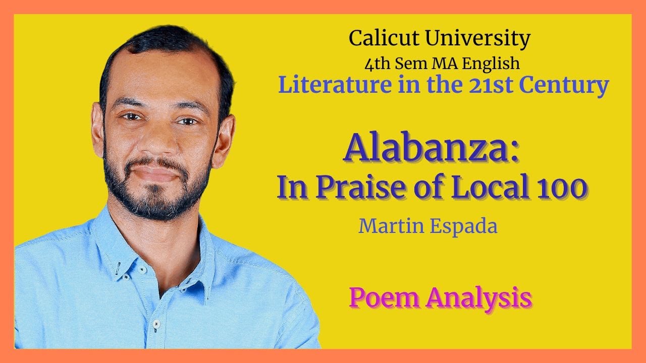 ALABANZA: IN PRAISE OF LOCAL 100 by Martin Espada Poem Summary and Analysis: 4th Sem M.A. English