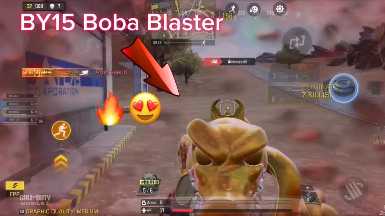 Using the *ENEMIES BY15 Boba Blaster*🔥😍💥CODM Battle Royale 