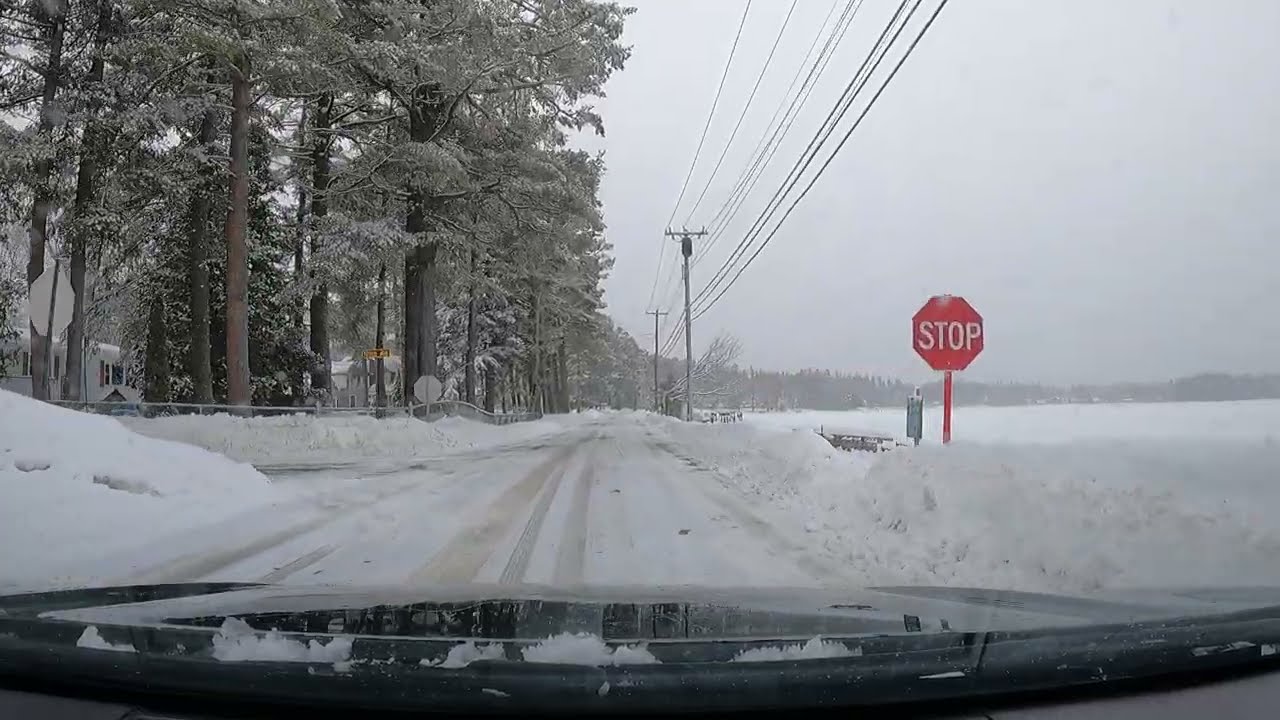 Driving near Caroga Lake NY 3/11/2023