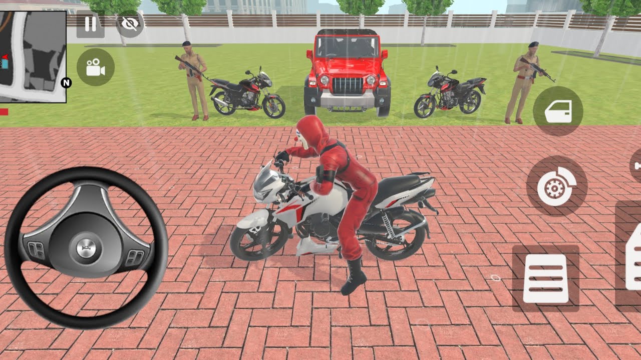 || Franklin Order by 1️⃣ Mahendra Thar 2️⃣ Pulsar Bike || Indian Theft Aura Simulator 🇮🇳 ||
