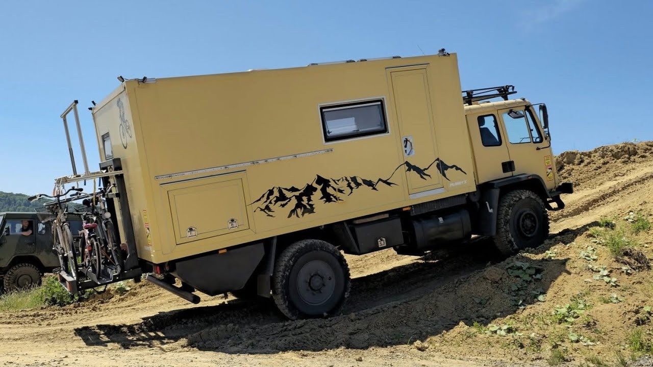 ​Expeditions- und Fernreisemobil-Fahrtraining der LKW Klasse, mit einem DAF Leyland T244 4×4!