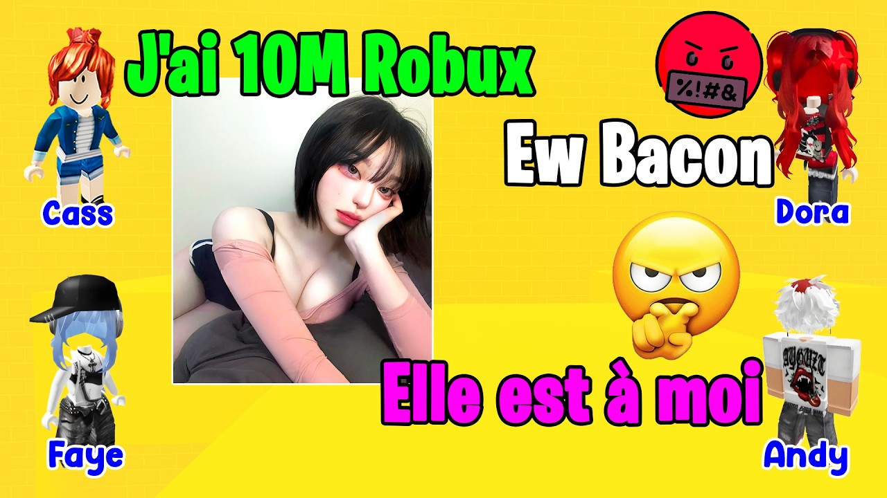 HISTOIRE ROBLOX | Le garçon le plus riche est tombé amoureux d’une Bacon 😳