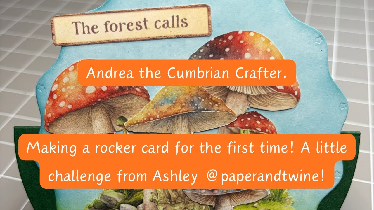 Making a rocker card for the first time! A little challenge from Ashley 