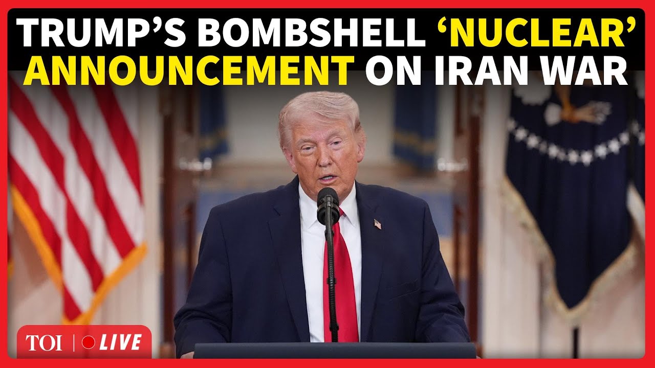 LIVE | &lsquo;Iran&rsquo;s NUCLEAR DUST&hellip;&rsquo;: Trump SHOCKS World With BIGGEST War Address, &lsquo;CONFIRMS&rsquo; End?