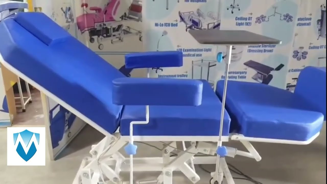 Best Blood Transfusion Chair for Hospitals & Blood Banks | Adjustable Donor Chair | Medsor Impex