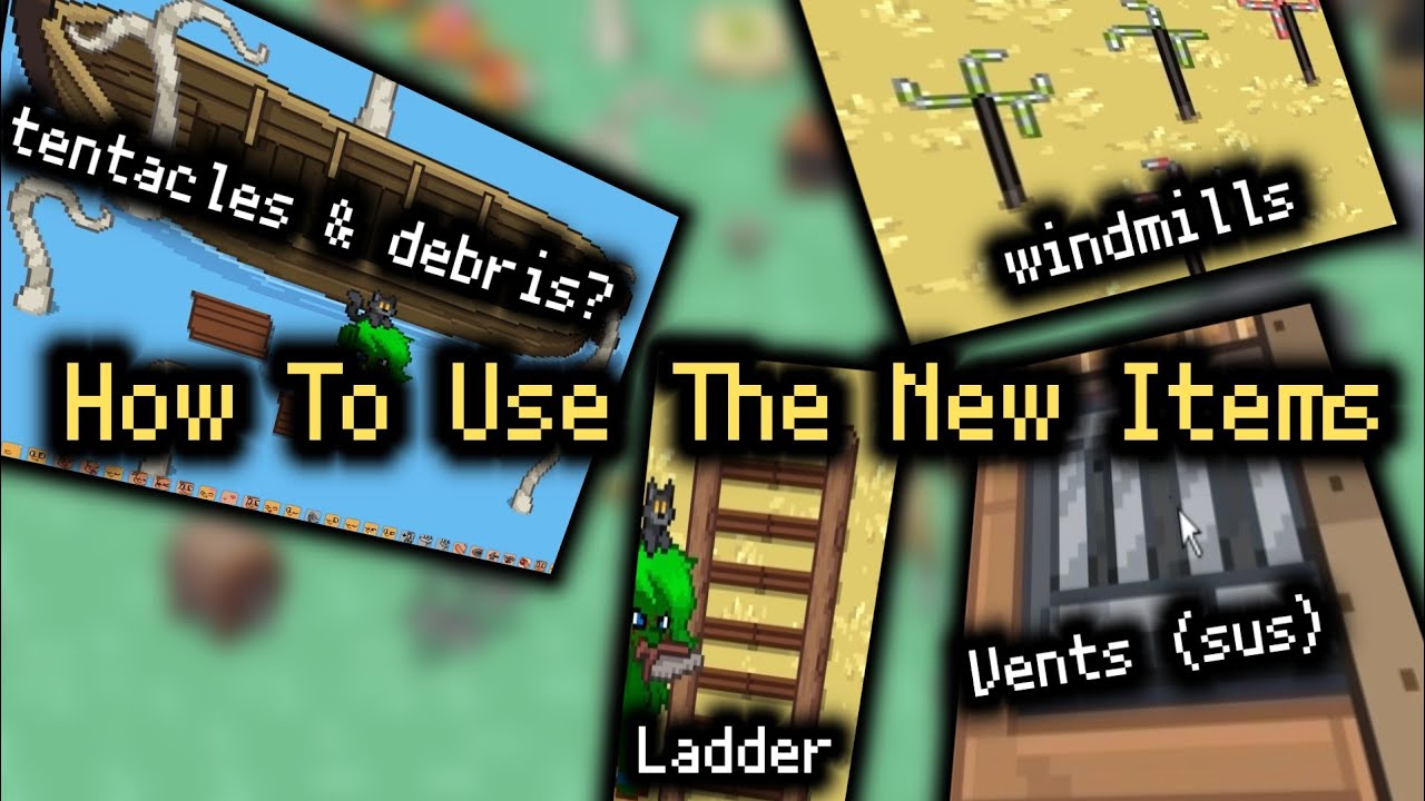 How To Use The New Items In Pony Town