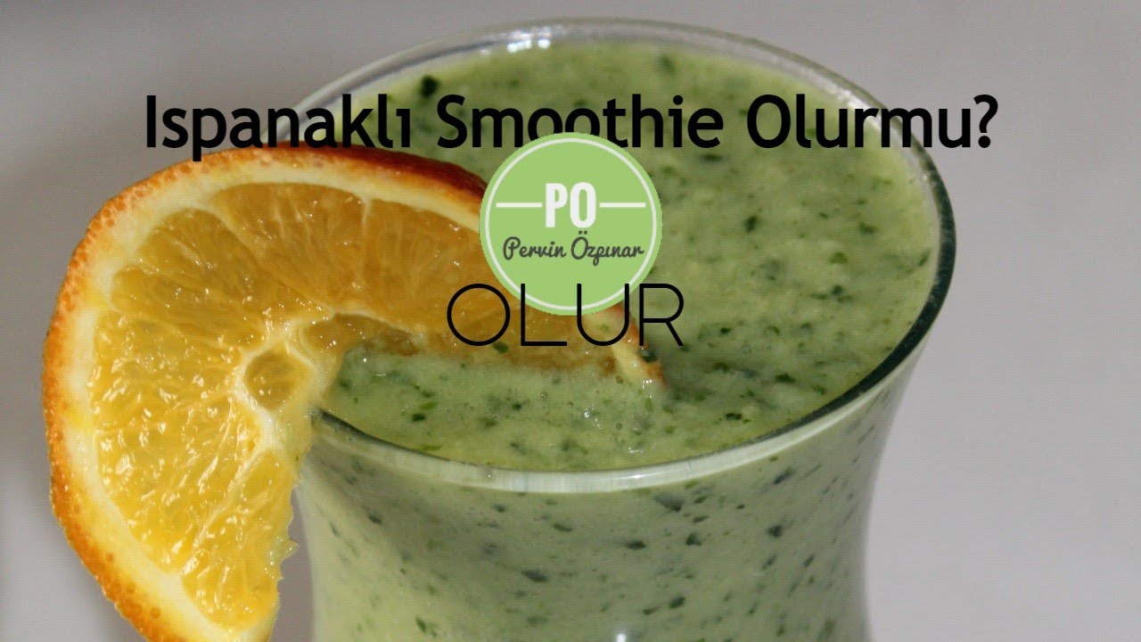 Ispanaklı Smoothie &ouml;dem atıcı