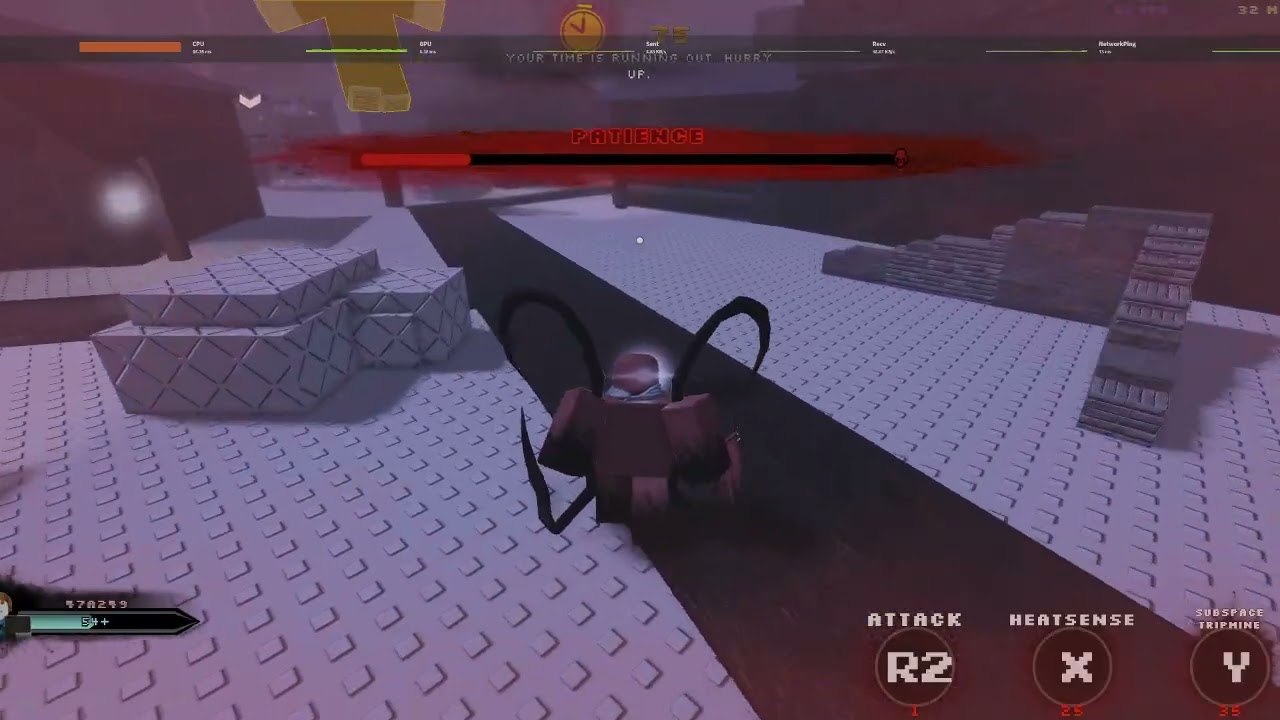 Playing trud with my friend on roblox