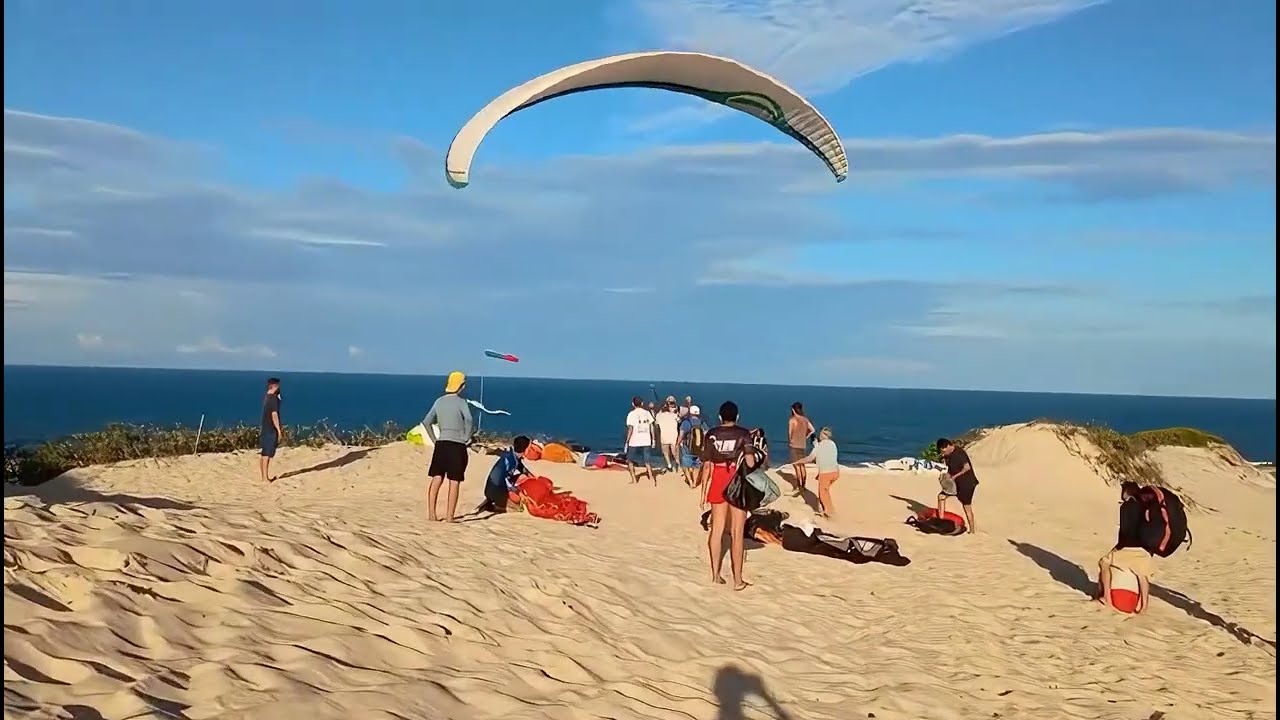 O Registro do Colega Kitesurfista, Christiano Tabosa dos Parapentes na Sabiaguaba. #LuizDoVooLivre
