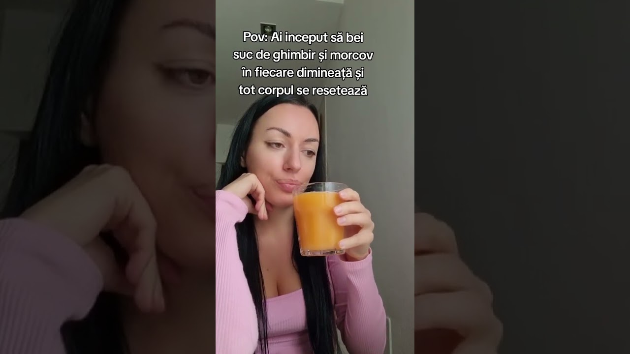 Suc de ghimbir și morcov #detox #dieta #ghimbir #slab