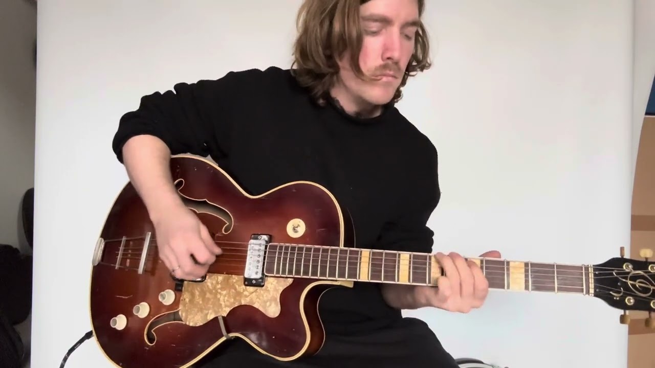 1965 Hofner 457 S E2 archtop guitar demo