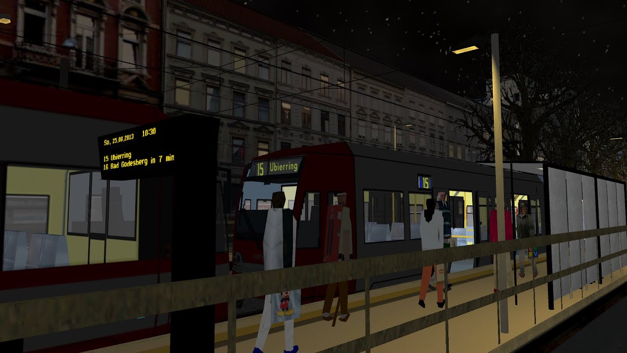 Eine Winterliche Abendfahrt! Linie 15 Ebertplatz  ➪  Ubierring [MSTS Mit Ansagen]