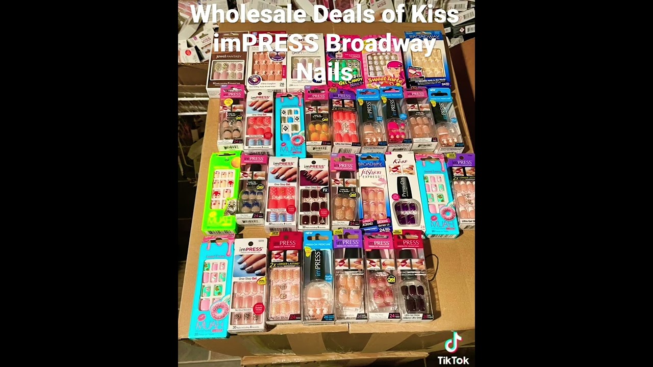 🙋&zwj;♀️Shop💅We offer Bundles of Kiss imPRESS Broadway Muah Nails on WHOLESALE PRICES💅