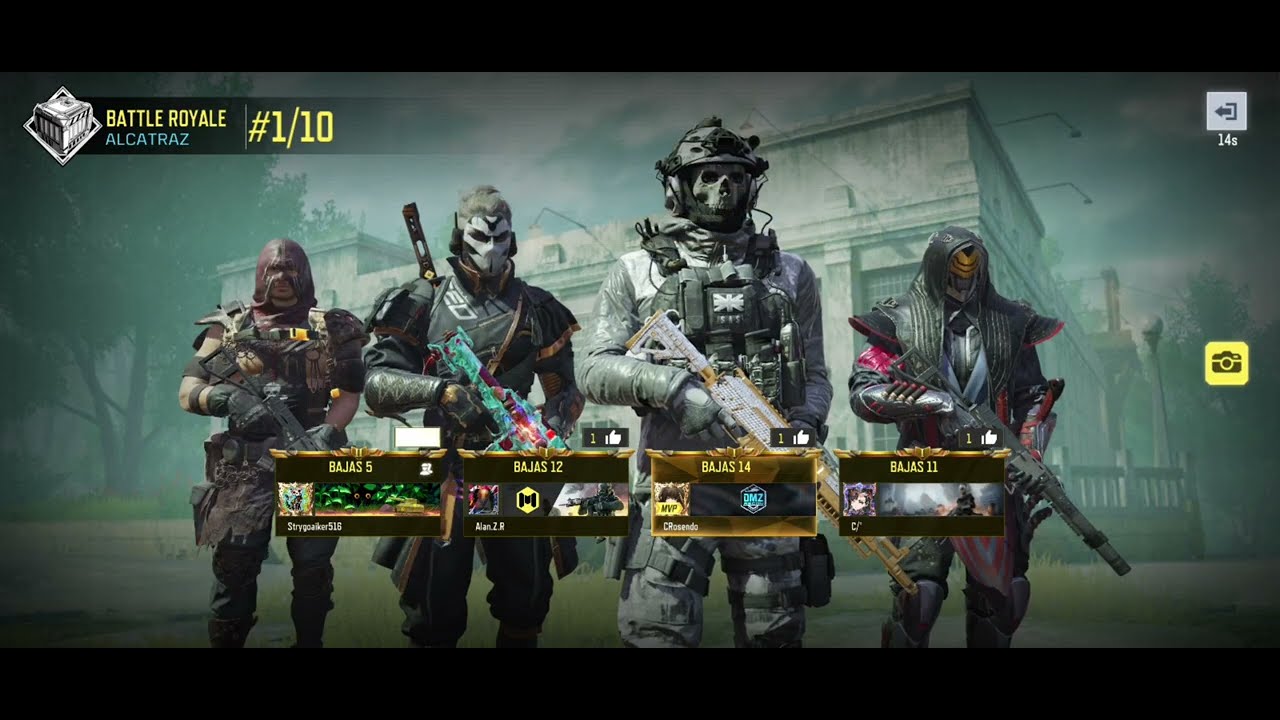 Call Of Duty Mobile. Alcatraz Partida 2 De 7 @strygoaiker1528 @irvingarcia7180 Y Random Victoria 👌🏻