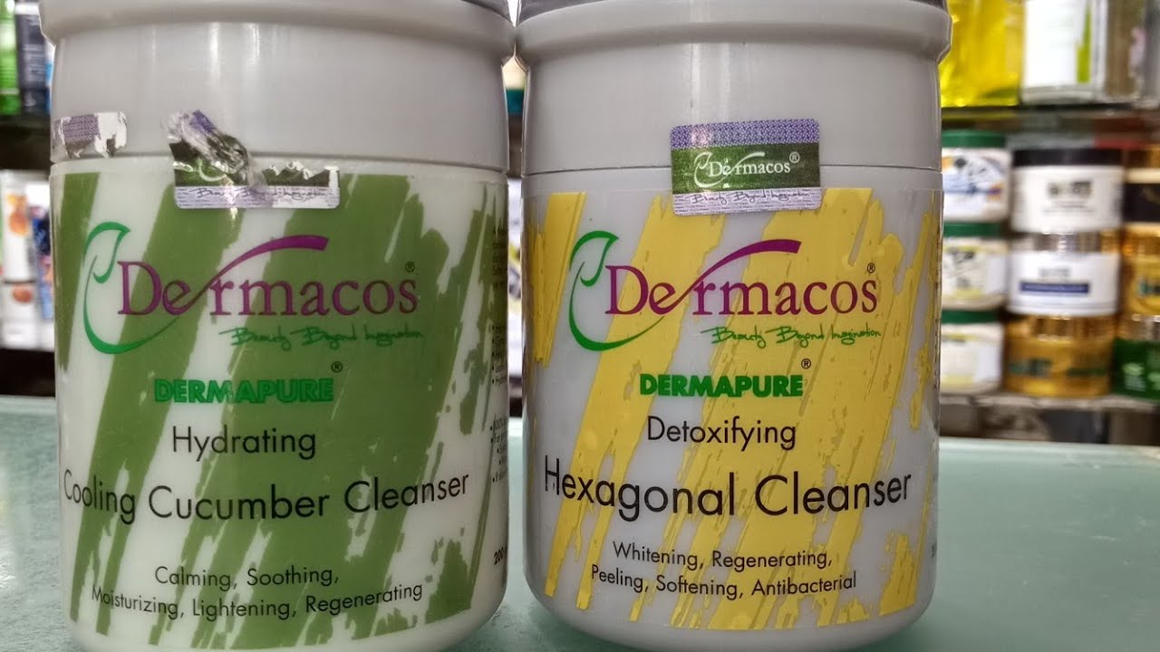 best dermacos haxagonal cleanser and cooling cucumber cleanser