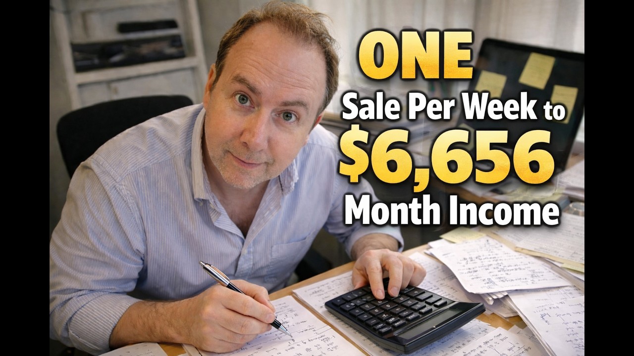 ONE Sale Per Week to $6,656 Month Income