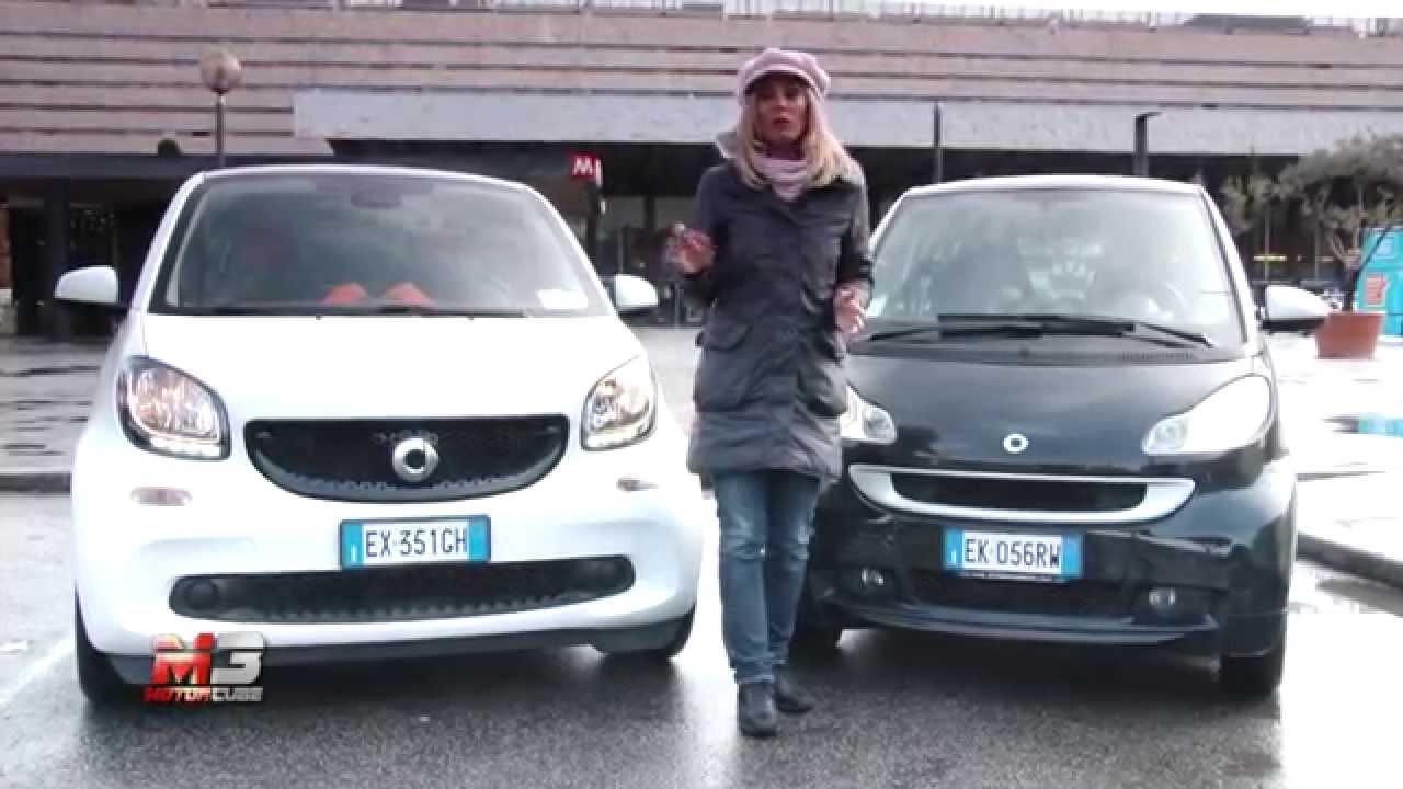 NEW SMART FORTWO 2015 VS SMART FORTWO 2012 - TEST URBAN FIGTHERS