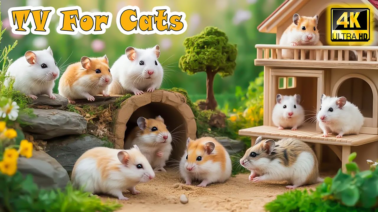🔴 Relaxing Cat TV－Ultimate Mouse Video to Entertain & Reduce Separation Anxiety for Cats Home Alone