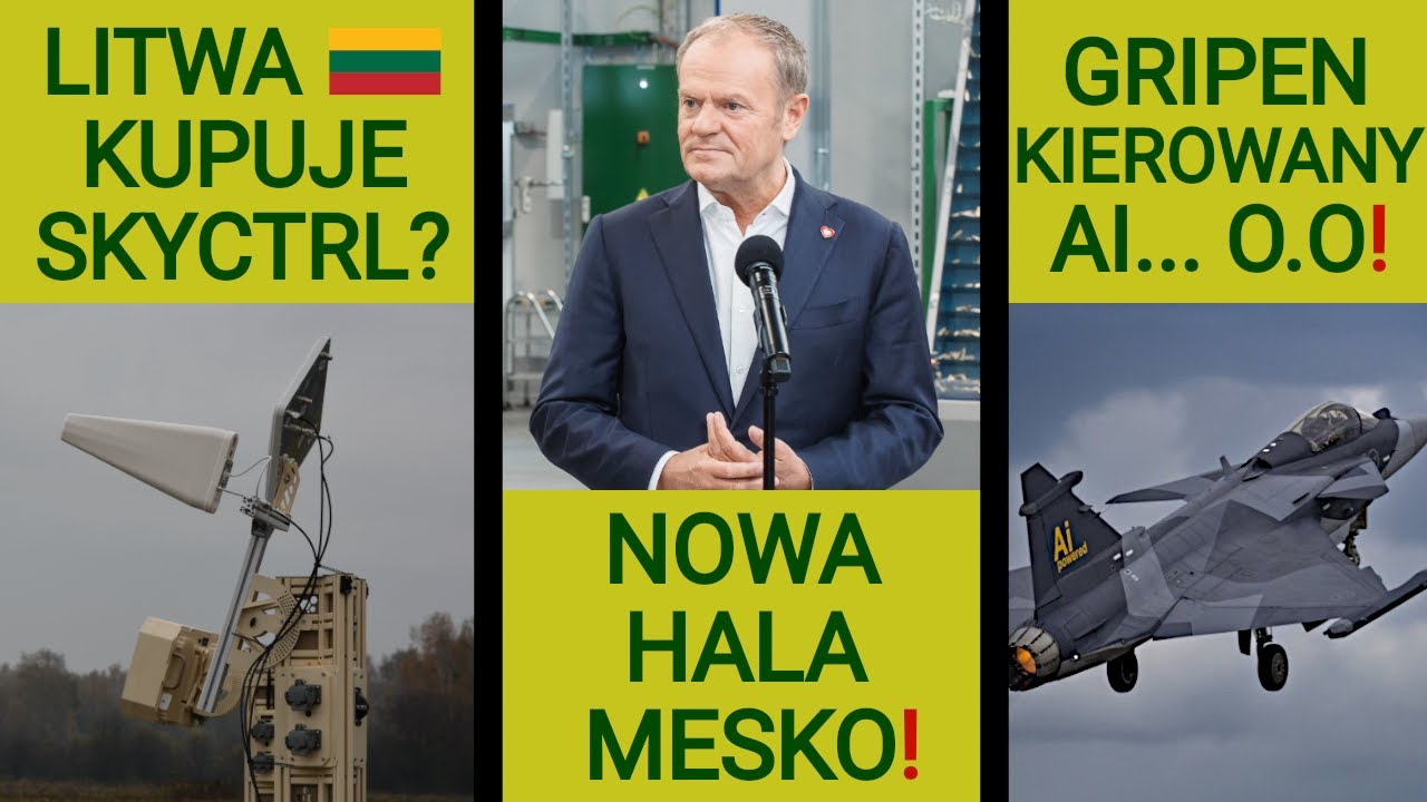 Nowa hala Mesko: drastyczny wzrost produkcji!, Gripen sterowany AI, SKYctrl...: WOJSKOWE NEWSY #267