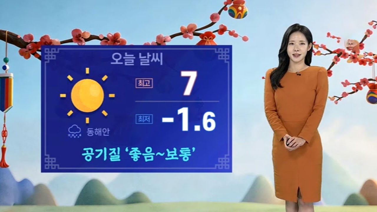 [날씨] 동해안 중심 눈,비…강원산지 대설특보 / 연합뉴스TV (YonhapnewsTV)