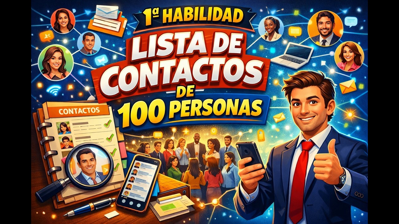 C&oacute;mo hacer lista de 100 contactos 