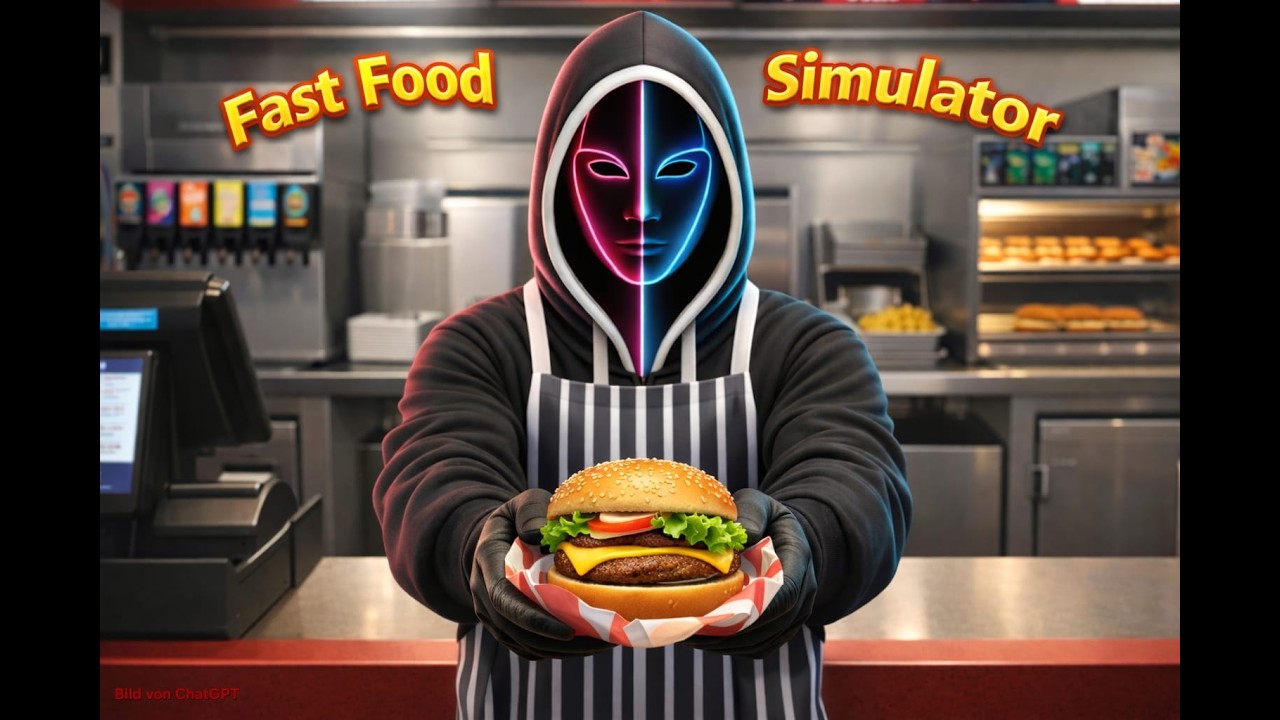Erstes Mal Fast Food Simulator! 🍔 #fastfood #simulator #videogames