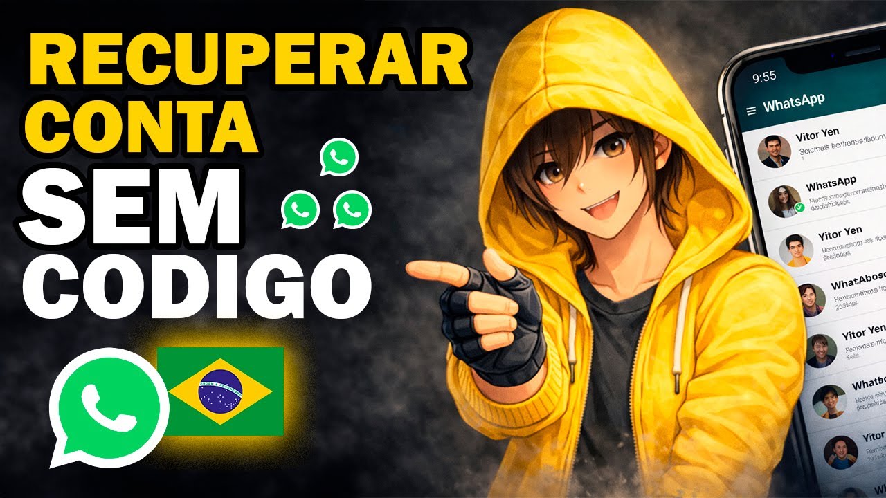 ✅ COMO RECUPERAR WHATSAPP SEM NÚMERO E SEM CHIP 2026