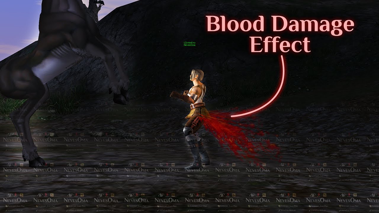Lineage 2 Blood Damage Effect ver 1.0 All Chronicles