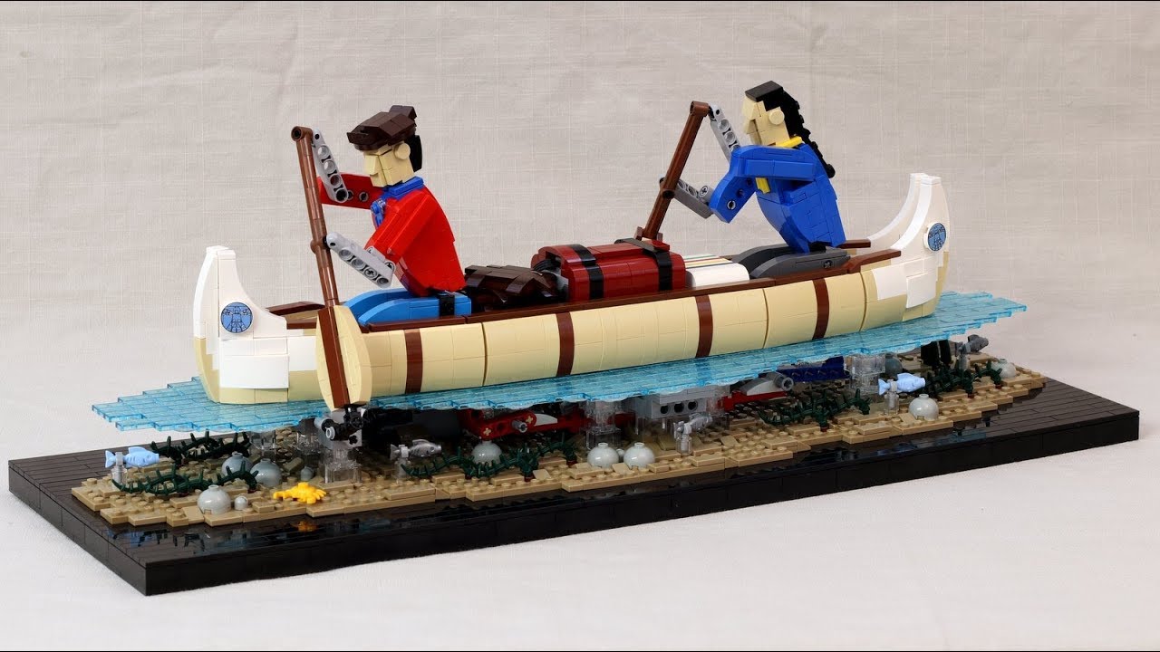 LEGO Automaton Travelers — Гребля на каноэ