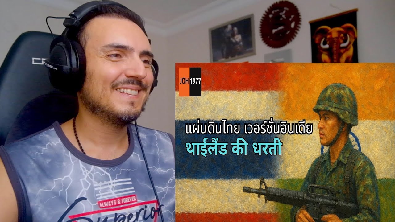 थाईलैंड की धरती (แผ่นดินไทย) – Indian Version | Official Lyrics |โจ๊ะ1977 Reaction