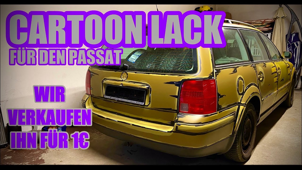 COMIC LACK FÜR DEN PASSAT | WIR VERKAUFEN IHN FÜR 1€!!!