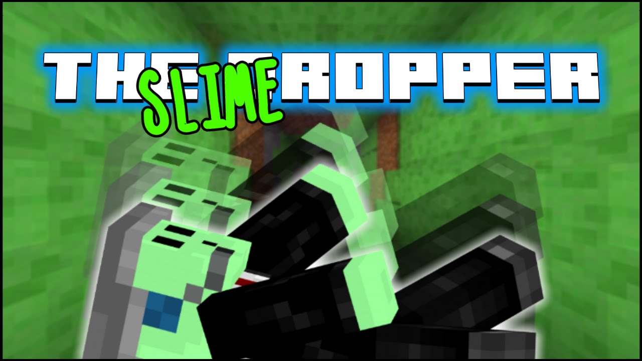JUMPING ON MY FAMILY!? (Slime Dropper Map w/Friends)