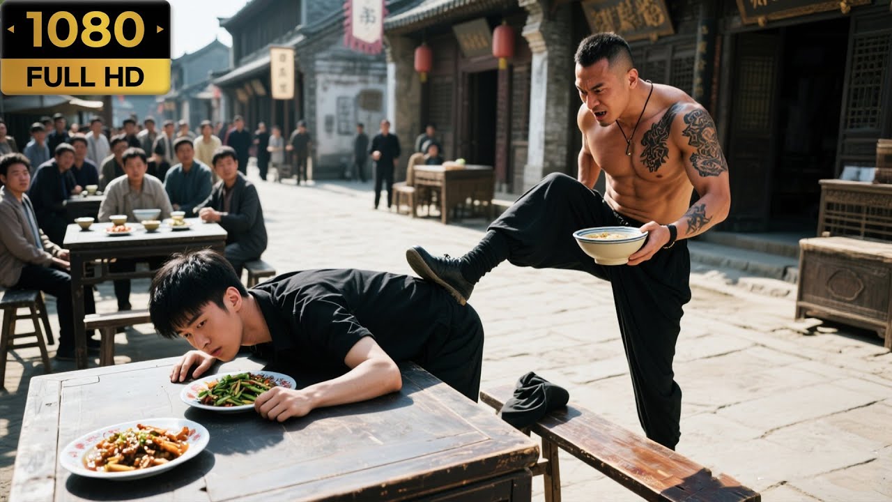 惡霸欺負餐廳服務生，殊不知他是功夫高手，一擊打敗他！！Kung Fu | 功夫 | 動作片 | 香港經典電影 |