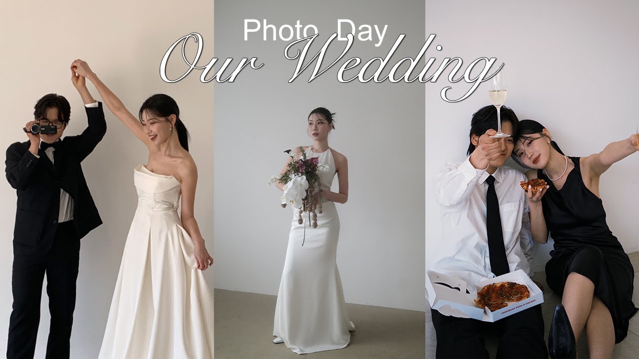 셀프웨딩VLOG. 결혼준비👰🏻‍♀️🤵🏻 친구들과 함께한 셀프 웨딩 스냅💍 준비물 : 퀸의 마인드 장착