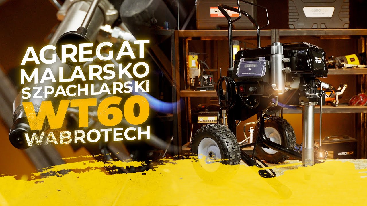 Agregat malarsko-szpachlarski WT60, to następca WT51! Jest udoskonalony i jeszcze wydajniejszy!