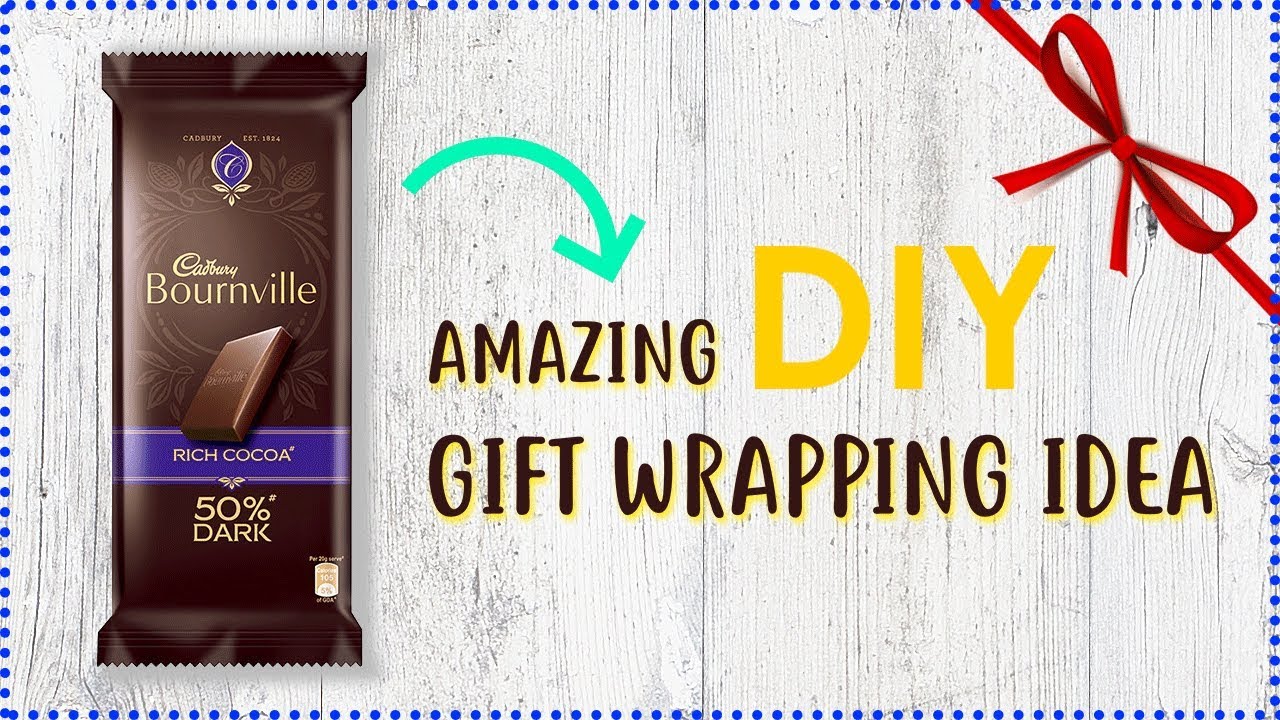 How to Gift Wrap Chocolate Bar | Gift Wrapping Ideas | DIY Gift Ideas