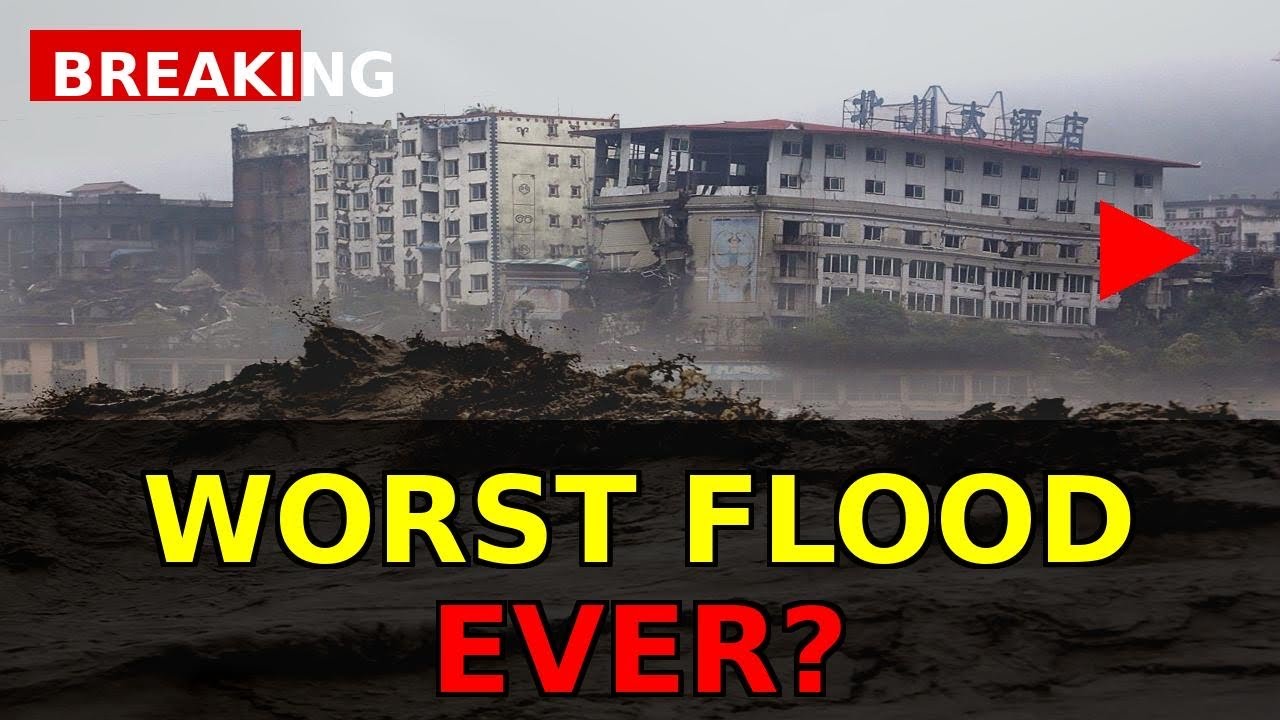 China Flood News Today: HEAVY Rain Downpours Shinjiang Region In Eastern China