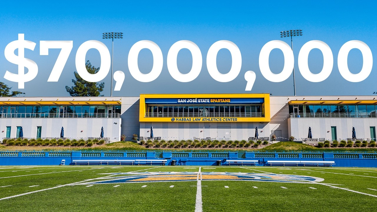 Inside SAN JOSÉ STATE'S $70,000,000 Football Facility