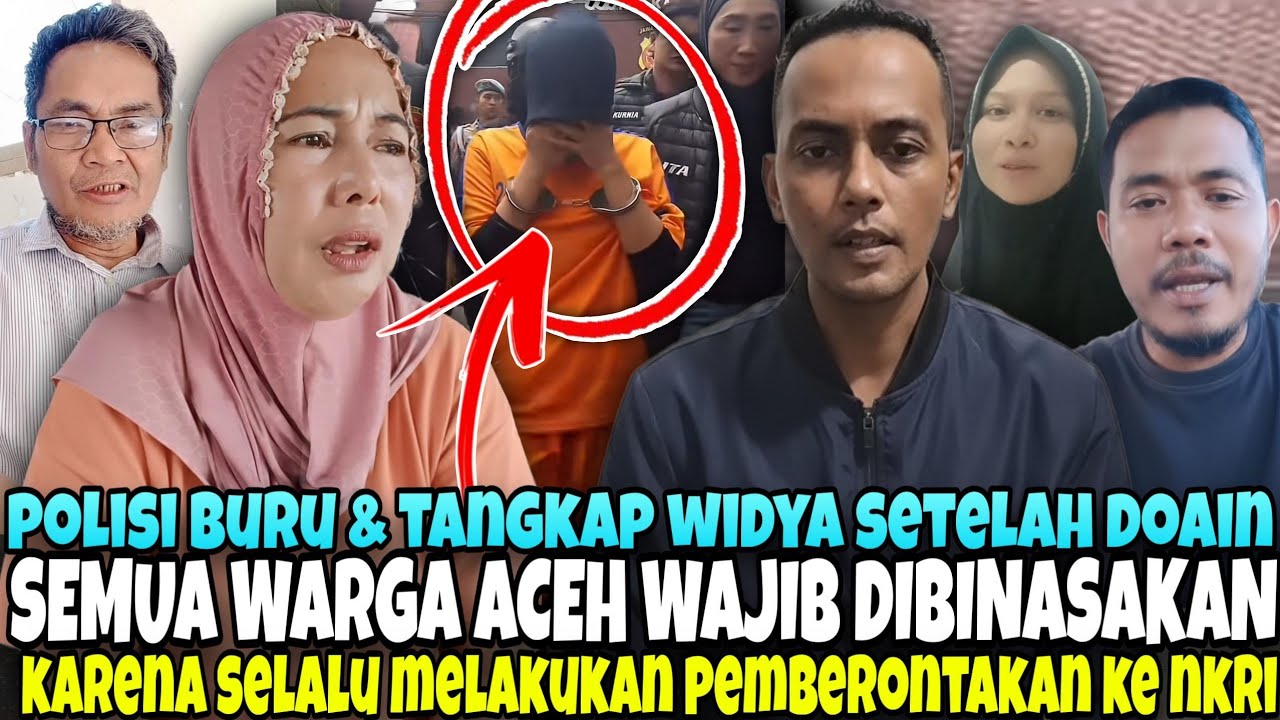 WIDYA YANG INGIN MUSNAHKAN SUKU ACEH TERTANGKAP⁉️ - WIDYA HARUS DAPAT HUKUMAN ADAT ACEH, DICAMBUK