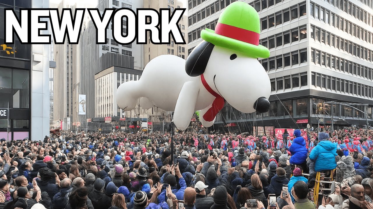 Unbelievable NYC Crowd Scenes During Macy’s Thanksgiving Day Parade! 4K Ultra HD Walking Tour