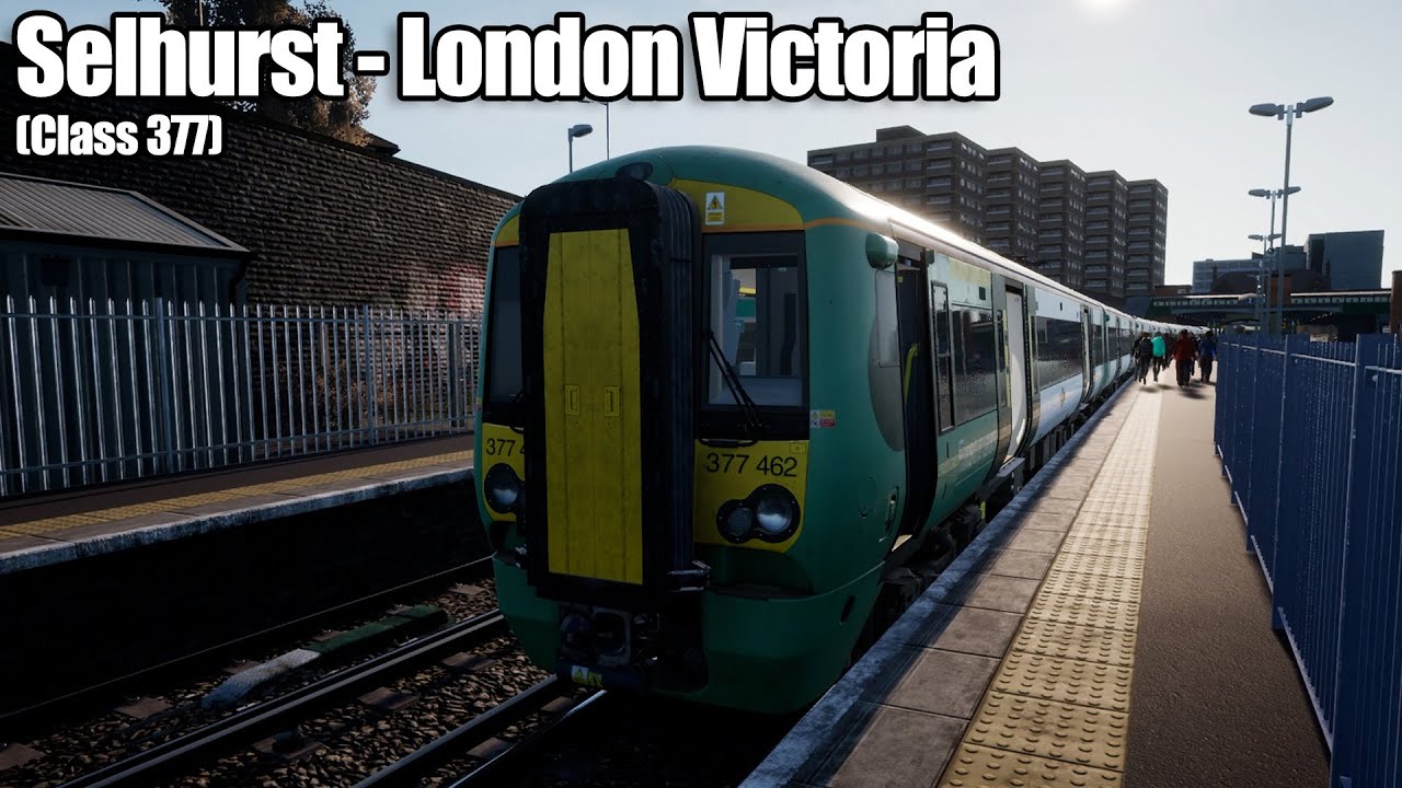 Driving A Class 377 From Selhurst To London Victoria!!