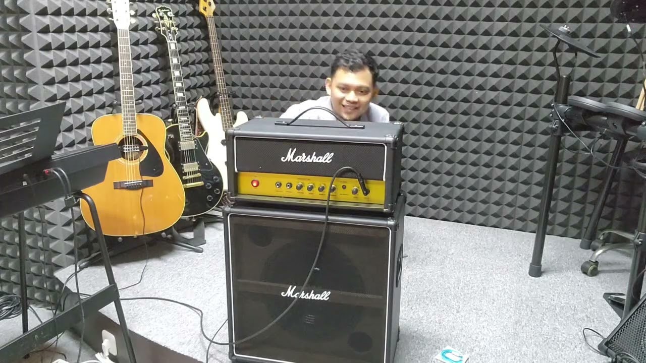UNBOXING AMPLIFIER GITAR & BASS 12 Inch Marshall 3 Input Head Cabinet