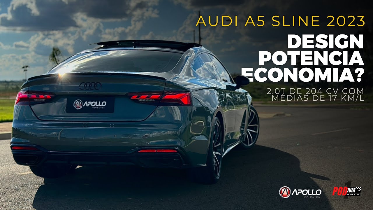 AUDI A5 2023: Luxo, tecnologia e potência | Sedan com pegada esportiva e média de 17KM/L em 204 CV?
