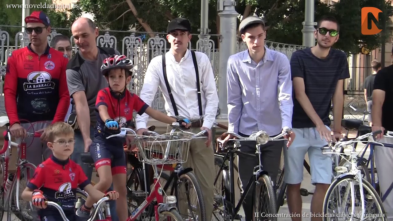 II Concentración de bicicletas clásicas y antiguas 2017 Novelda Digital