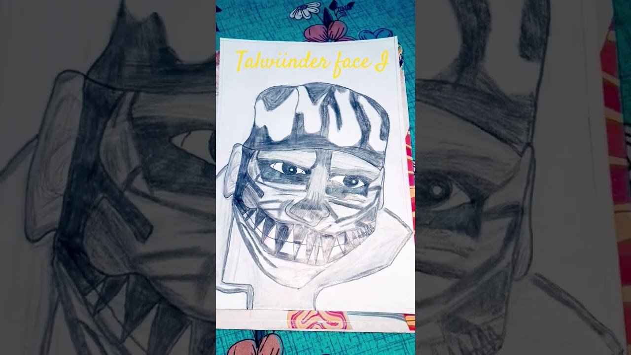 How to draw Talwiinder face I  Aryan Art 