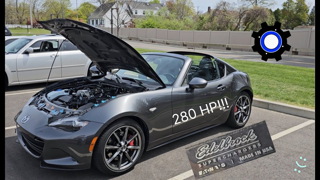 Installing an Edelbrock Supercharger on an MX5 Miata- TimelapseTutorial - (carshow bonus footage)