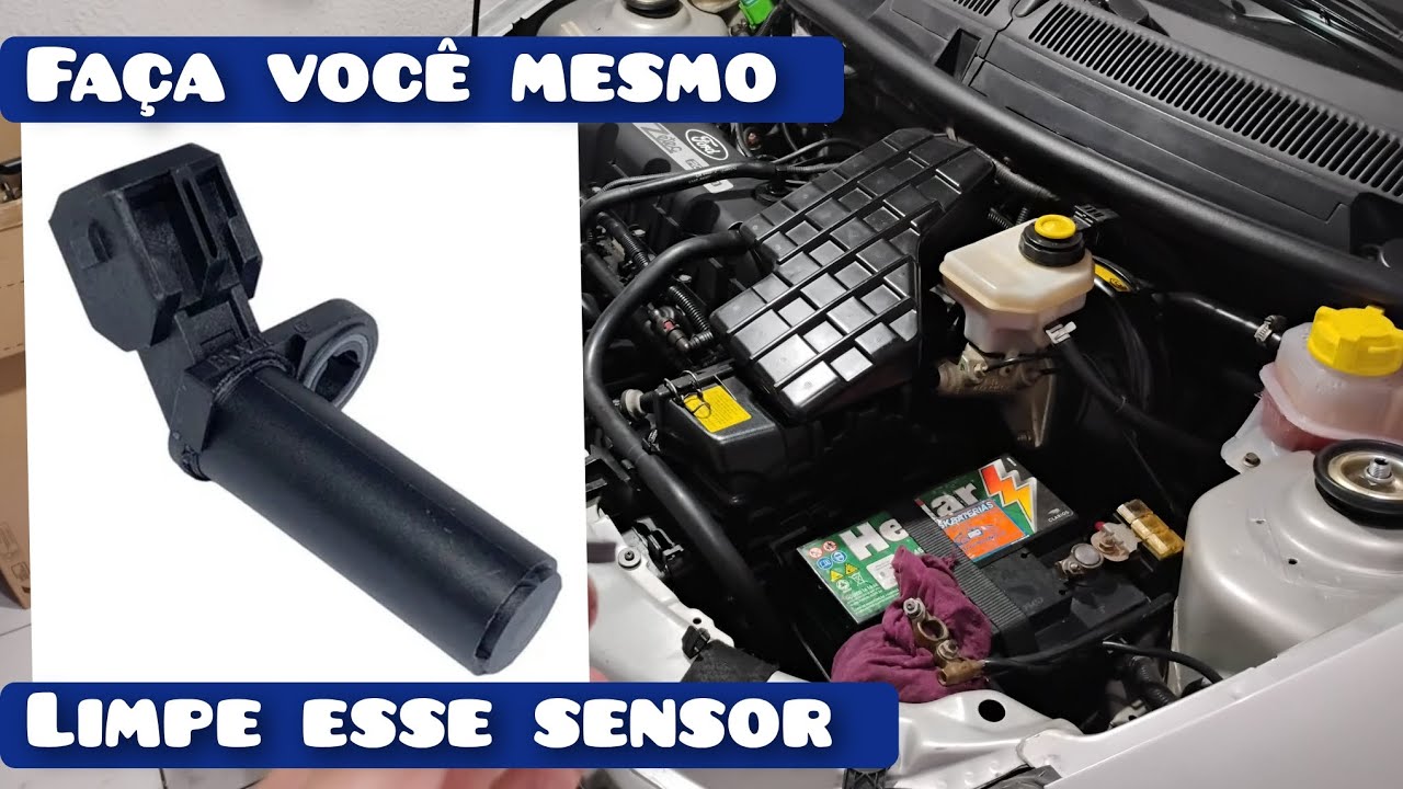 Como remover e limpar o SENSOR DE ROTAÇÃO do motor Zetec Rocam (Ford Ka joaninha)